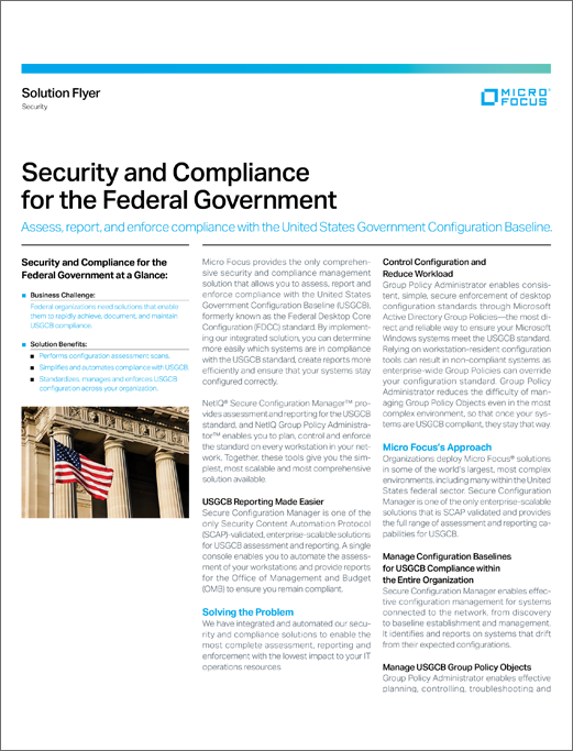 Security and Compliance for the Federal Government preview