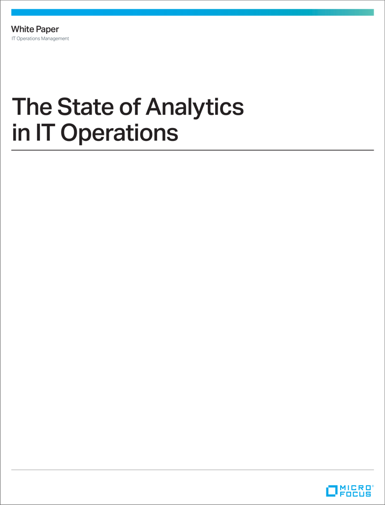 The State of Analytics in IT Operations preview