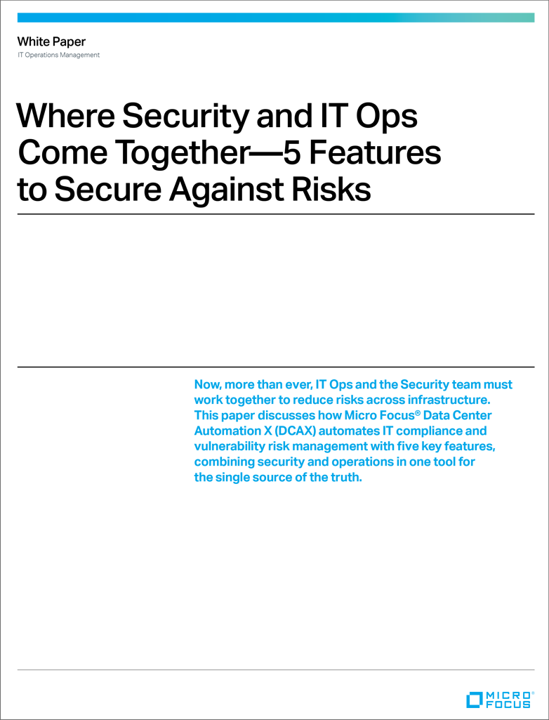 Where Security and IT Ops Come Together—5 Features to Secure Against Risks preview image